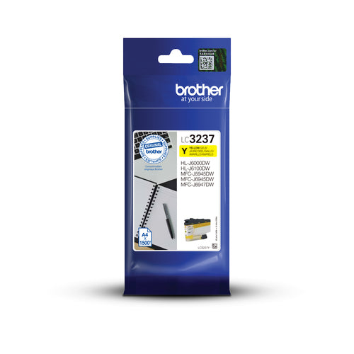 Brother LC-3237Y ink cartridge 1 pc(s) Original Standard Yield Yellow Brother LC-3237Y ink cartridge 1 pc(s) Original Standard Yield Yellow